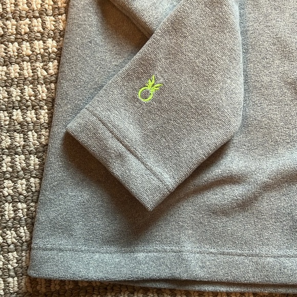 DUDLEY STEPHENS Greenpoint Turtleneck gray small Terry Fleece Funnel Neck NWT - Picture 5 of 9